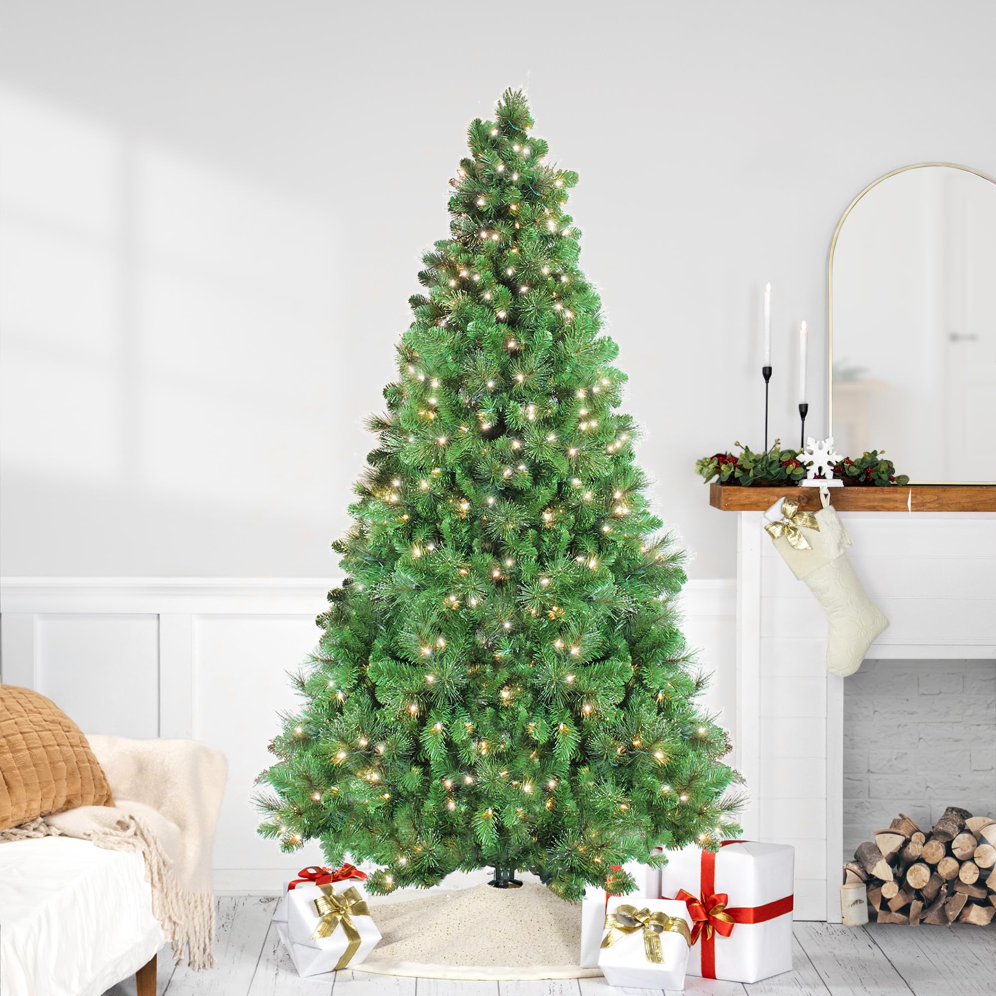 Amazon.com: Northlight Pre-Lit Canterbury Spruce with Dew Drops